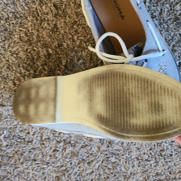 Mens grey boat shoes - Picture 4 of 5